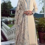 Breeze 3 piece  unstitched Embroidered Dhanak dress