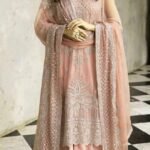 3 piece unstitched organza outfit