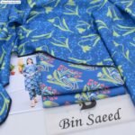 3 piece unstitched  Bin Saeed original karandi dress