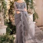 Net wedding wear Net saree