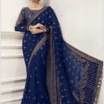 Net wedding wear Net saree