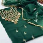 2 piece unstitched beautiful fancy dress