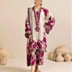 3pc  Shamooz Silk unstitched dress