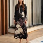 3pc  Shamooz Silk unstitched dress