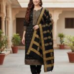 SUSI BANARSI ZARI EMBROIDERY & JACQUARD SHAW unstitched 3pc✓