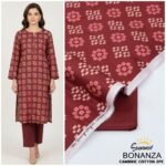 2 piece unstitched original Bonanza beautiful dresses